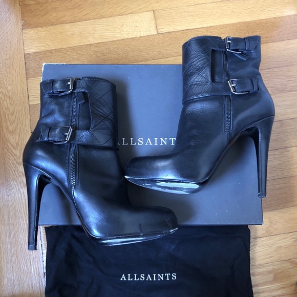 ALLSAINTS KAPITAL STILETTO BOOTIE - Picture 5 of 8